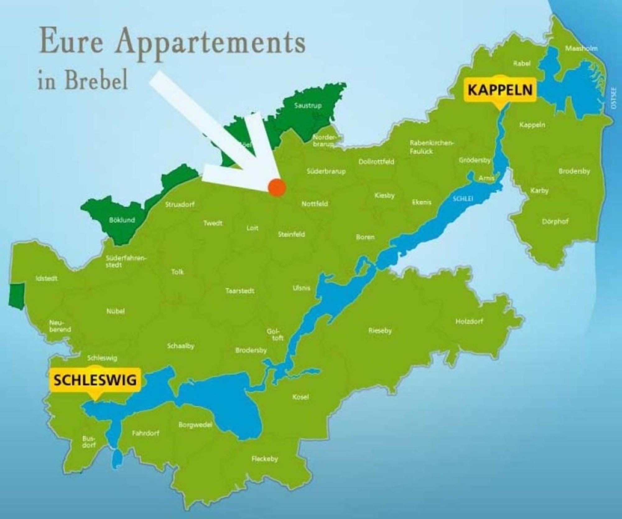 Knickblick Apartman Brebel Kültér fotó